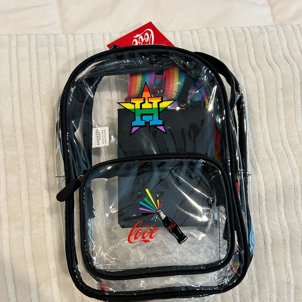 Houston Astros Clear bag.
